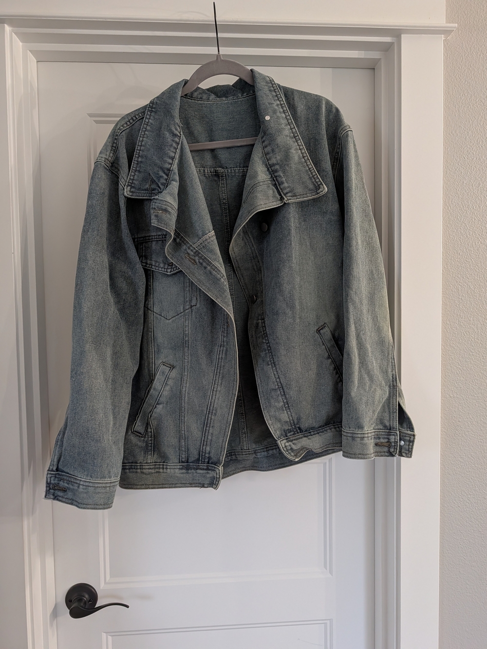 Women's Washed Denim Jean Jacket
